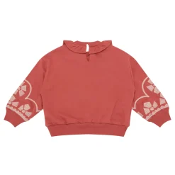 Ruffled Collar Sweatshirt