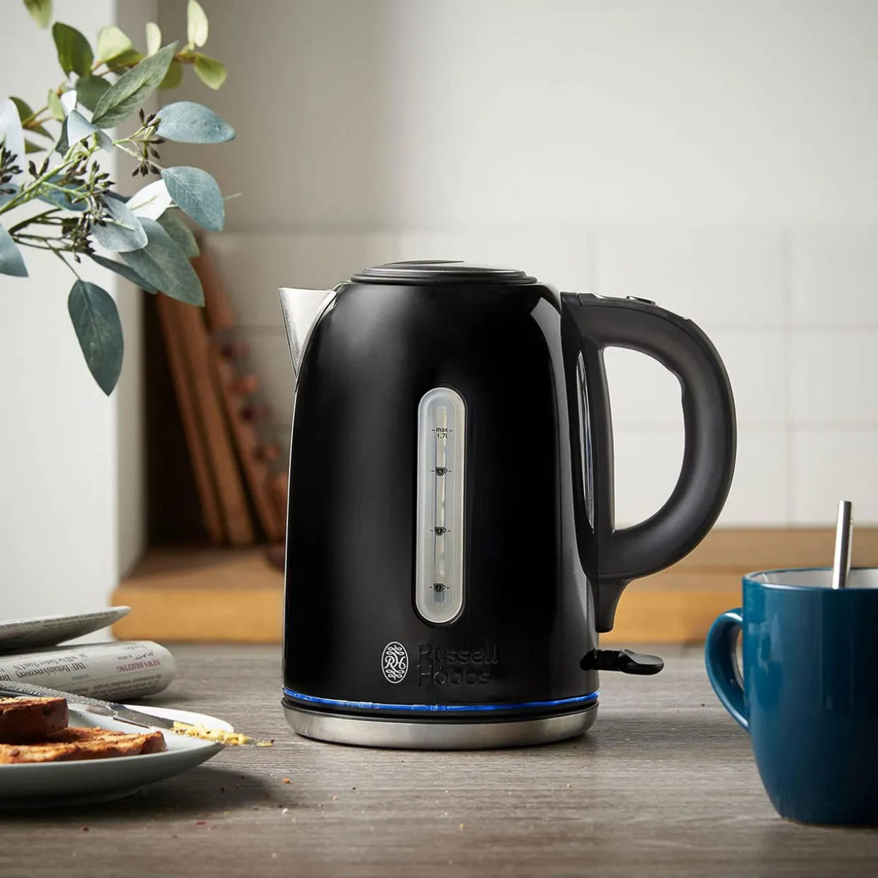 Russell Hobbs Black Quiet Boil 1.7L