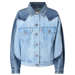 90s Western Two-Tone Denim Jacket