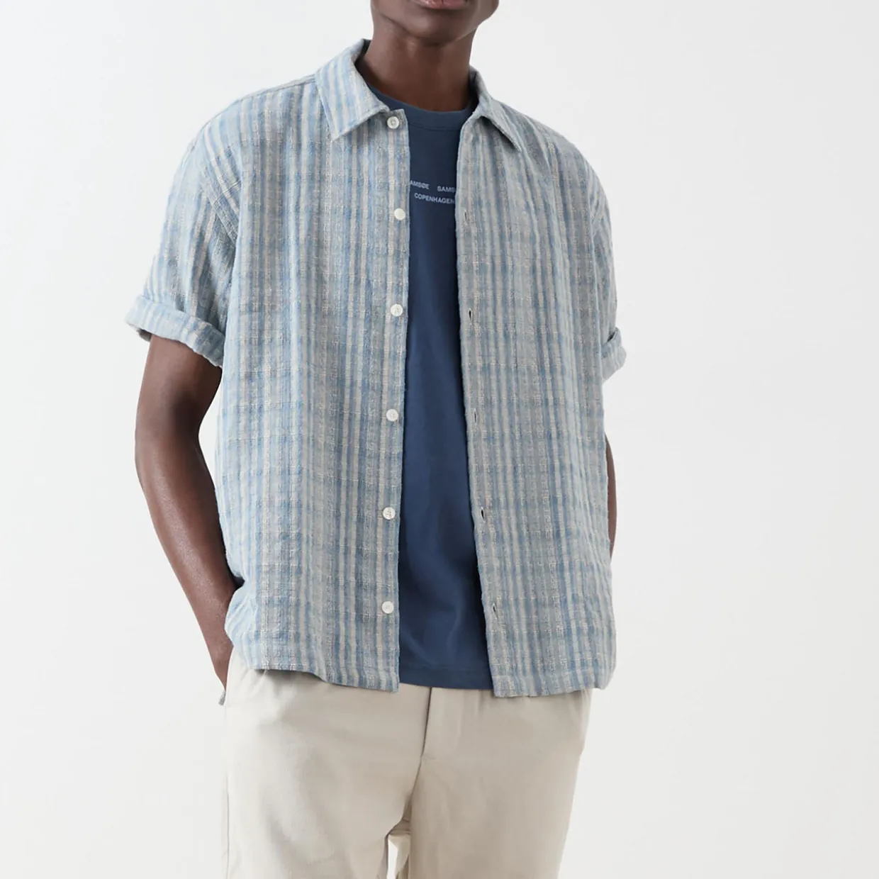 Saayo X Check Print Shirt