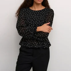 Sally Polka Dot Blouse