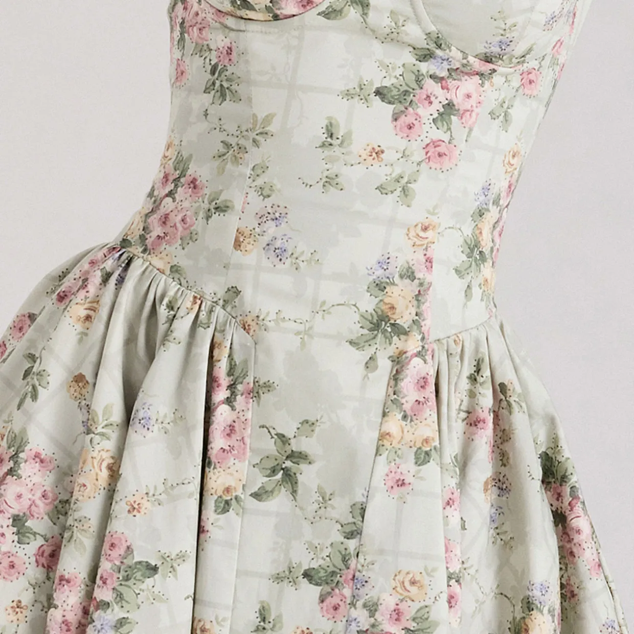Samaria Floral Flared Dress