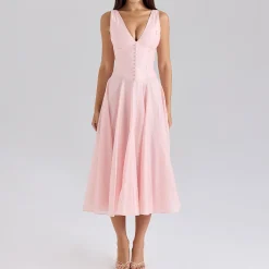 Samira Button Dress