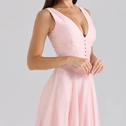 Samira Button Dress