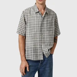 Sandy Check Print Shirt