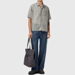Sandy Check Print Shirt