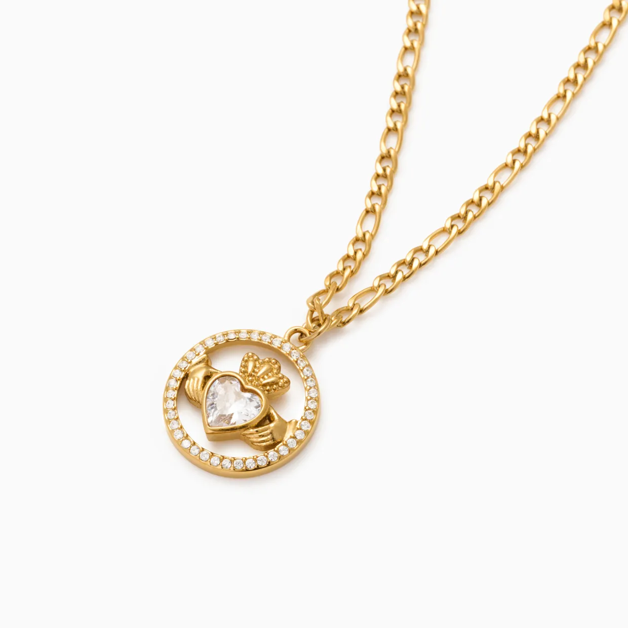 Saoirse Claddagh Pendant Necklace