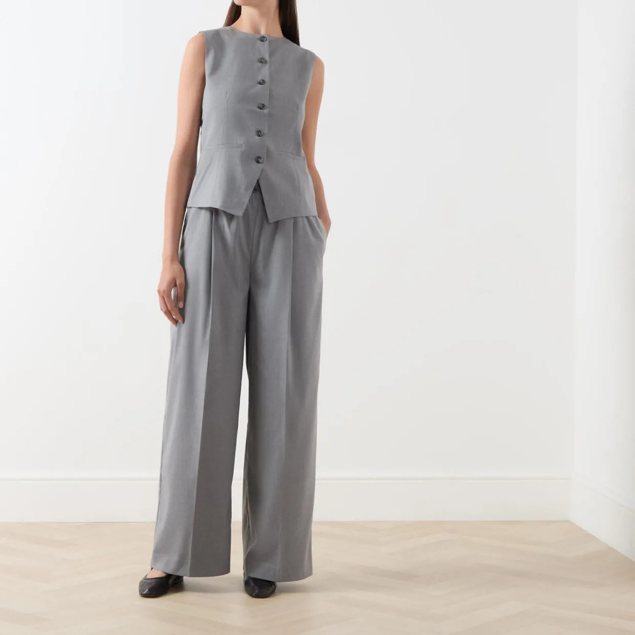 Sarila High-Rise Wide Leg Trousers
