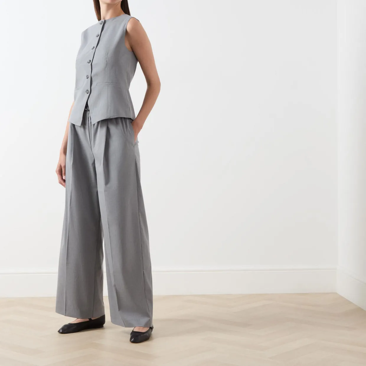 Sarila High-Rise Wide Leg Trousers