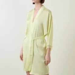 Satin Secrets Lace Trim Robe