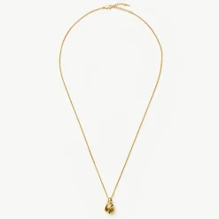 Savi Ridge Droplet Pendant Necklace