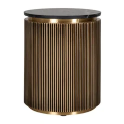 Sayer End Table Gold