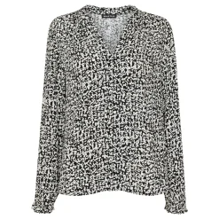 Scribble Print Blouse