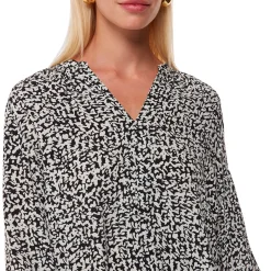 Scribble Print Blouse