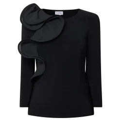 Sculptural Long-Sleeved Top
