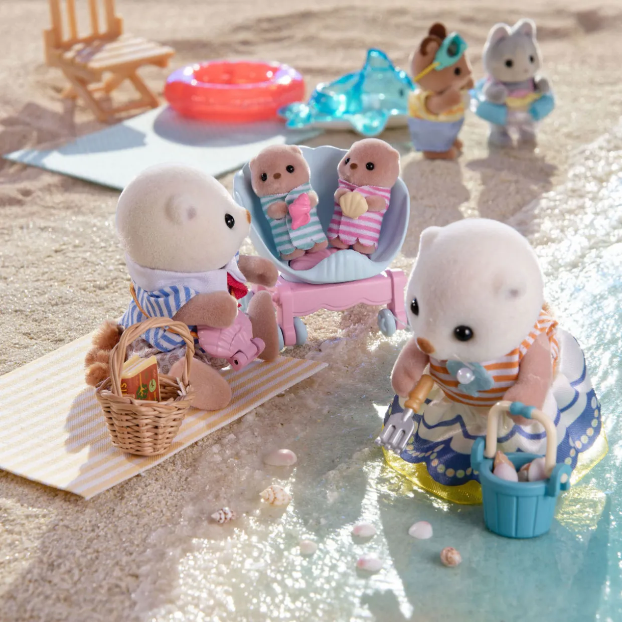 Sea Otter Family Set