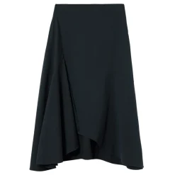 Seam Detail Flared Skirt