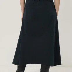 Seam Detail Flared Skirt