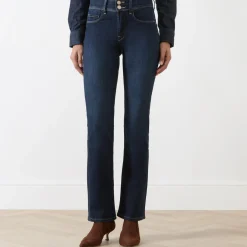 Secret High-Rise Straight Leg Jeans