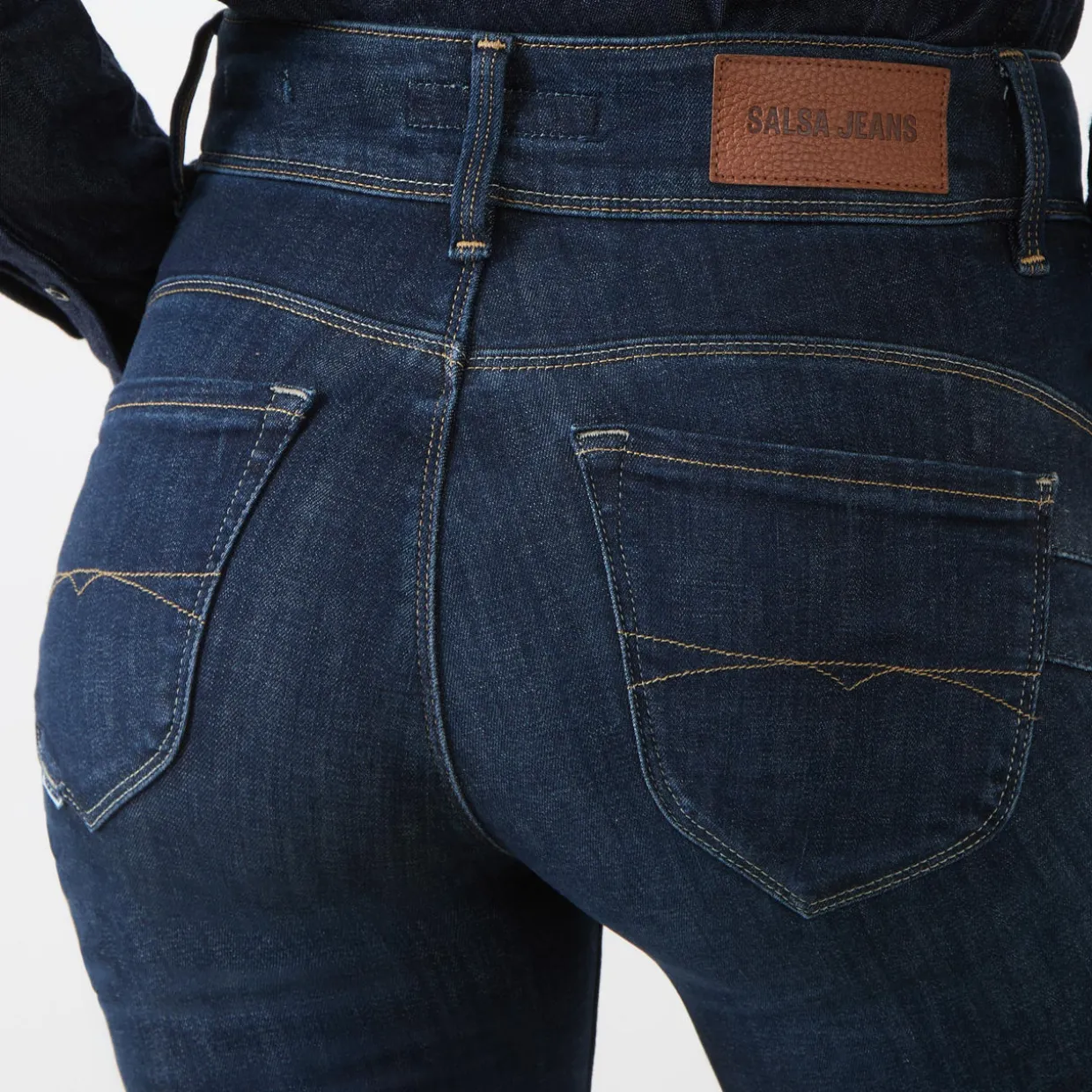 Secret High-Rise Straight Leg Jeans