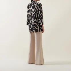 Seersucker Abstract Blazer