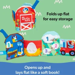 Sensory Learning Farm Foldable Soft Baby Book