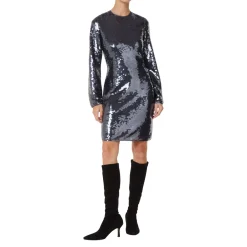 Sequin Mini Shift Dress