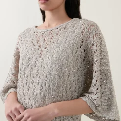 Sequin-Embellished Sweater