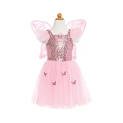 Sequins Butterfly Two-Piece Dress & Wings Set 5-6 Years