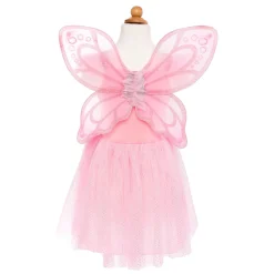 Sequins Butterfly Two-Piece Dress & Wings Set 5-6 Years