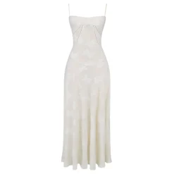 Seren Floral Lace Flared Dress