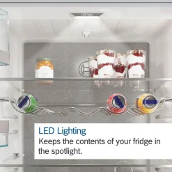 Series 6 Built-in Fridge 177.5x56cm Soft Close Flat Hinge