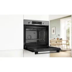 Series 4 Built-in Oven with Added Steam Function 60x60cm Stainless steel