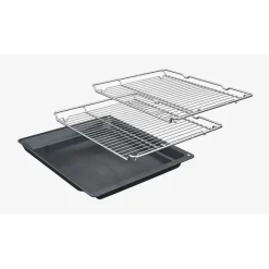 Series 4 Built-in Oven with Added Steam Function 60x60cm Stainless steel