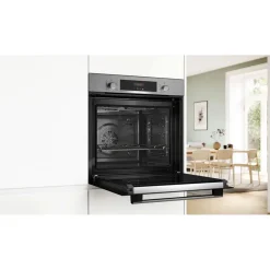 Series 4 Built-in Oven with Added Steam Function 60x60cm Stainless steel