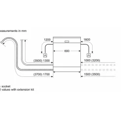 Series 2 Freestanding Dishwasher 60cm Brushed Steel