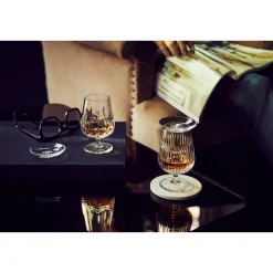 Set of 2 Connoisseur Lismore Snifter and Cap