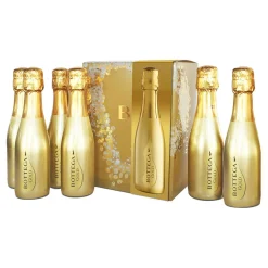 Set of 6 Mini Gold Prosecco