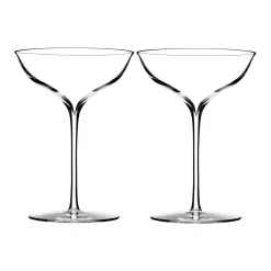 Set of Two Elegance Champagne Belle Coupe