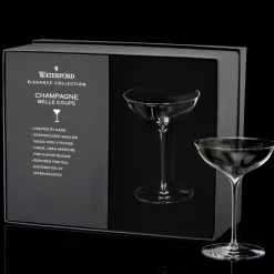 Set of Two Elegance Champagne Belle Coupe