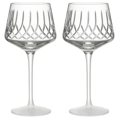 Set of Two Lismore Arcus Wine Glasses 14oz