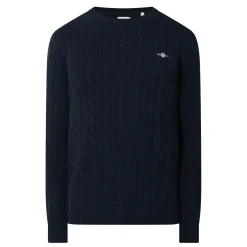 Shield Cable Knit Sweater