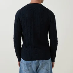 Shield Cable Knit Sweater