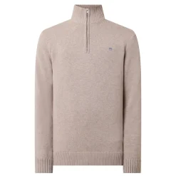 Shield Logo Half-Zip Sweater