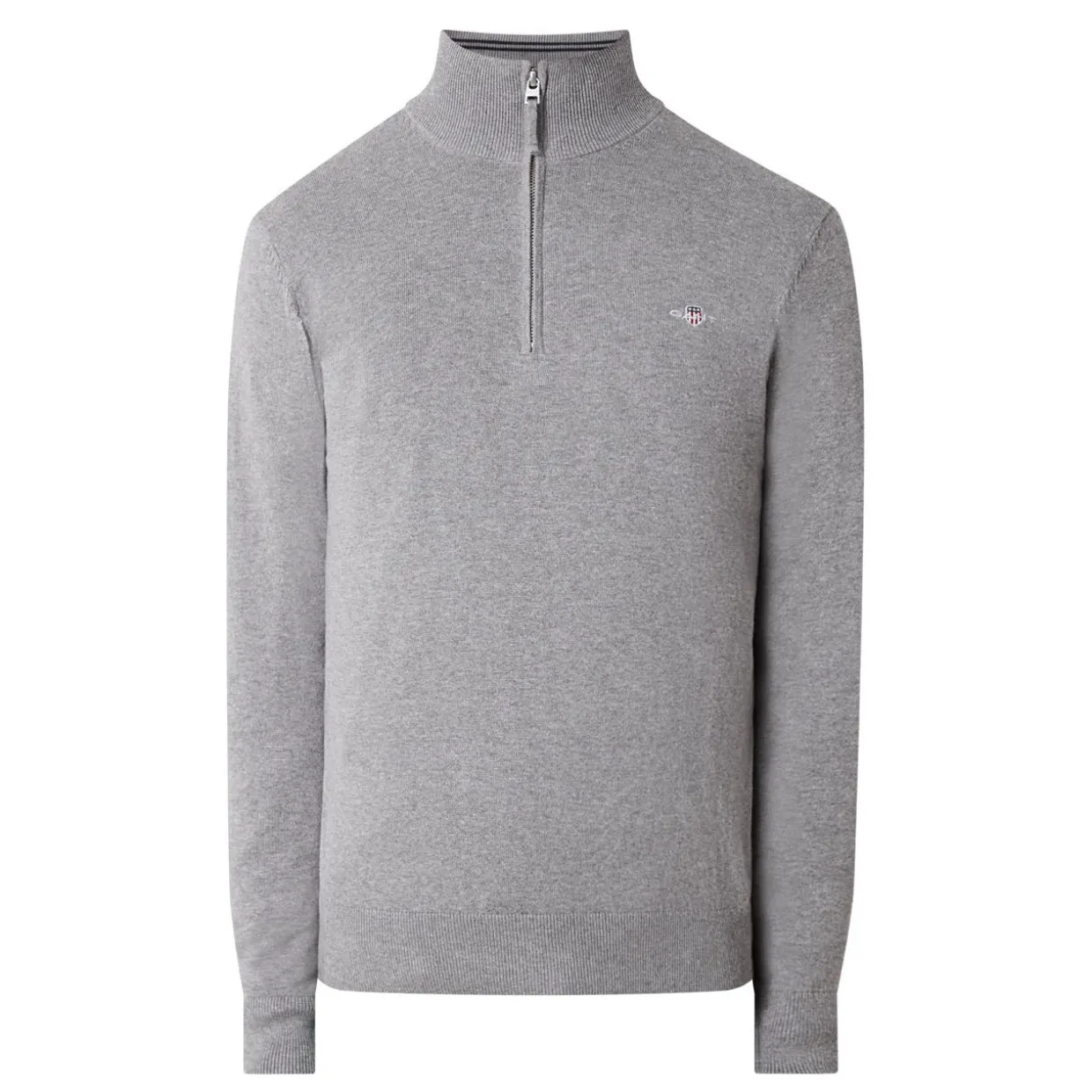 Shield Logo Half-Zip Sweater