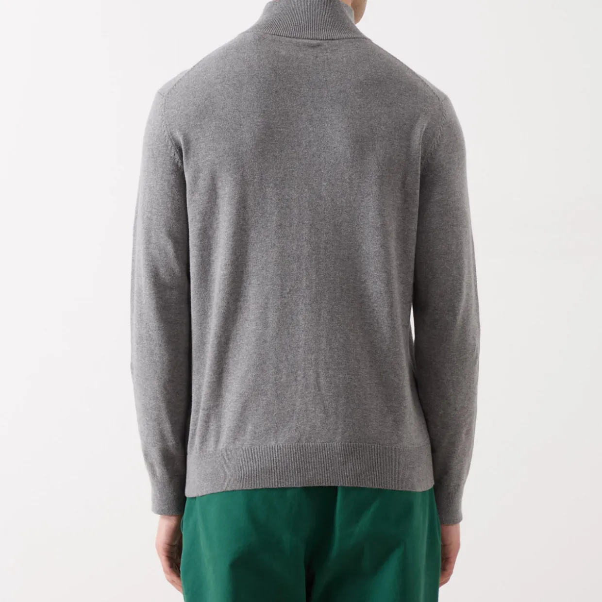 Shield Logo Half-Zip Sweater