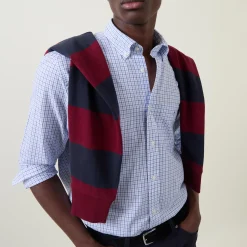 Shield Logo Micro Check Shirt