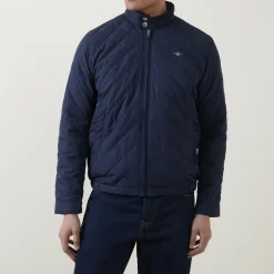 Shield Logo Quilted Windbreaker