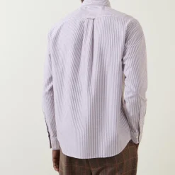 Shield Logo Striped Shirt