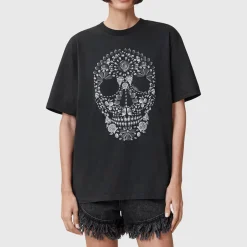 Shkull Logo Boyfriend T-Shirt